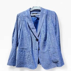 Talbots Blue Linen Women's Blazer